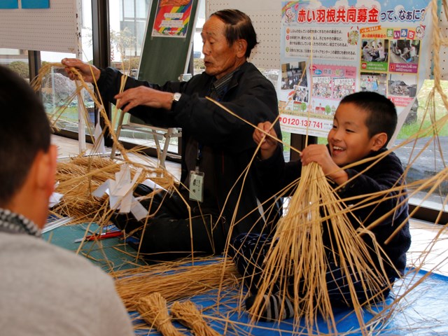 地域の人と交流し伝統を学ぶ　郷土学習　八坂公民館