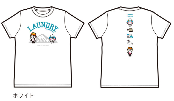Laundry×おおまぴょん コラボT ホワイト