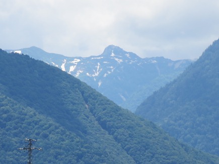 烏帽子岳（近景）借馬付近から