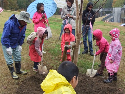おたんじょ桜の里づくり記念植樹祭