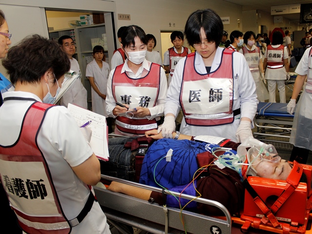 神城断層地震対応を乗り越え、更なる医療体制構築へ　大町病院防災訓練