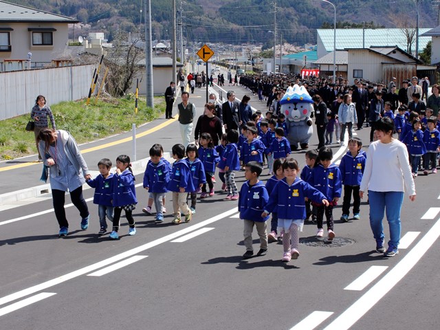 街路　若宮駅前線が全線開通