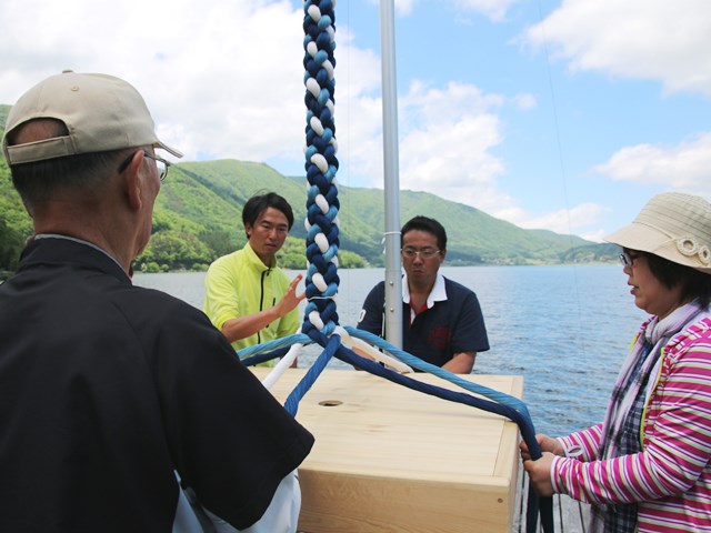 国際芸術祭参加作家・五十嵐靖晃さんが住民と作品を完成へ