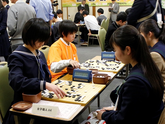 2018信州総文祭囲碁部門プレ大会　岳陽高生初の大会運営に緊張