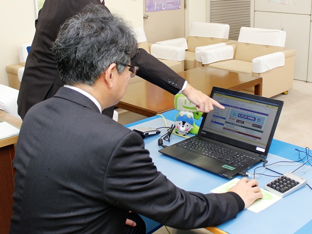 e-Taxで確定申告を 大町税務署がPR
