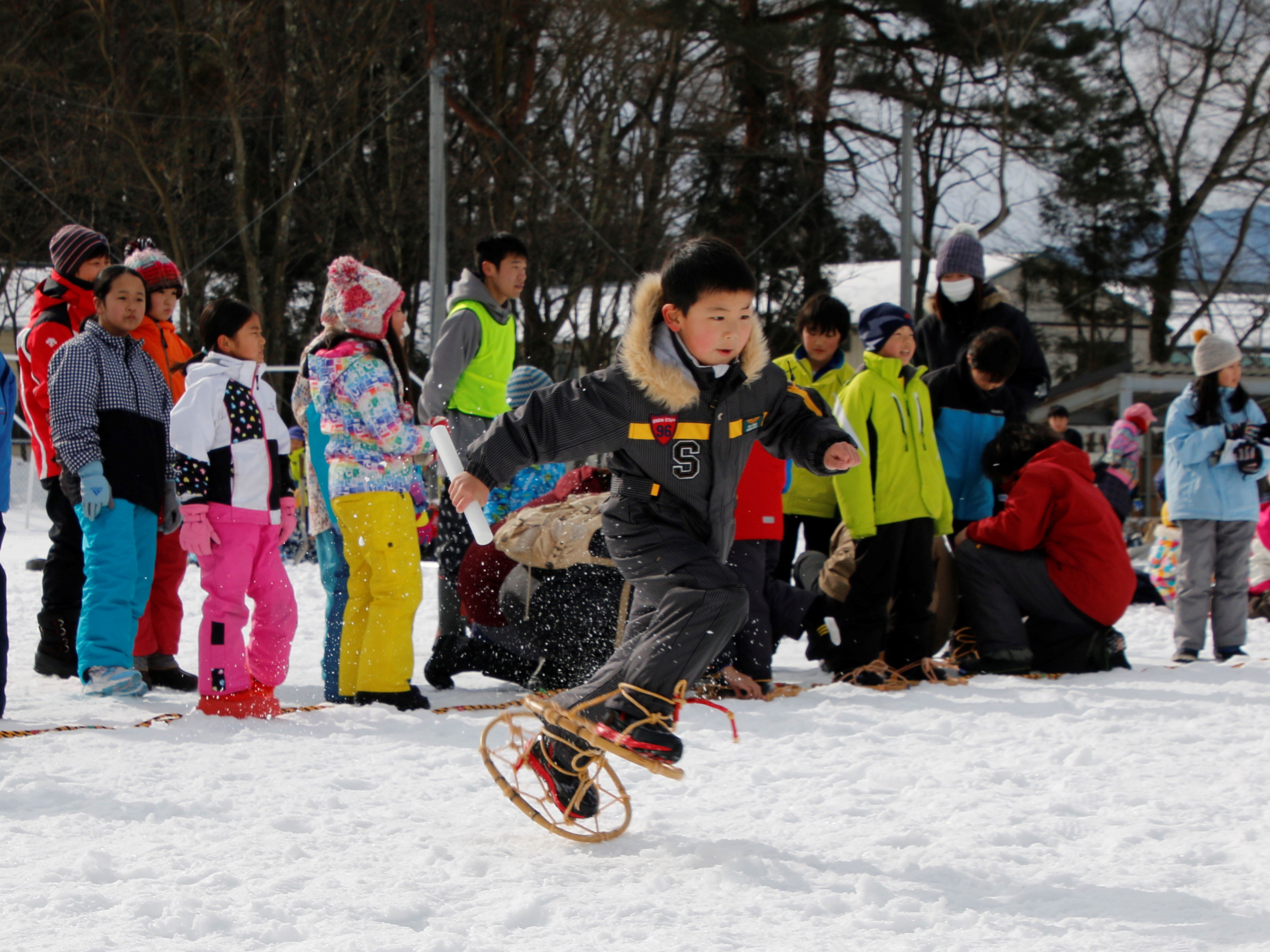 地域の絆で優勝目指せ　平地区雪上運動会