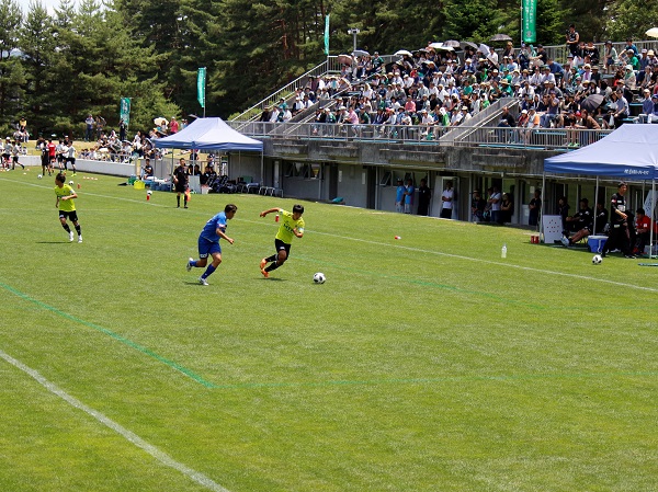 松本山雅FC　対　カターレ富山　大町でトレーニングマッチ開催2