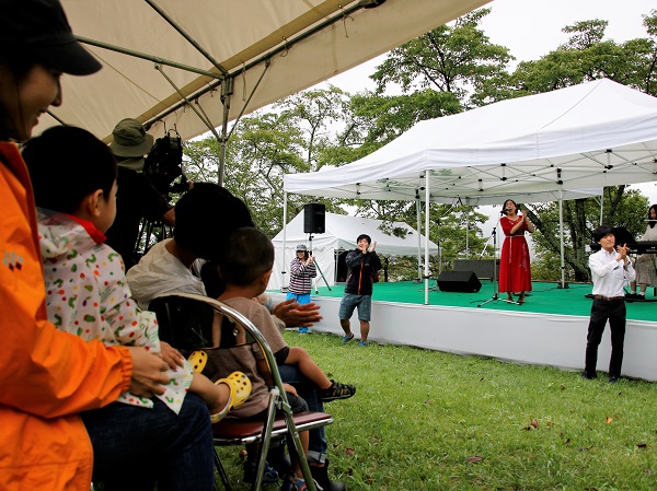 信濃大町山フェス2018　親子連れなどが山に親しむ