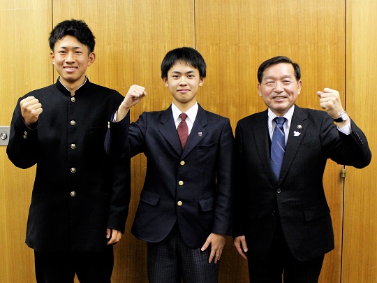 日本と台湾の国際野球大会に大町市の中学生２人が選抜