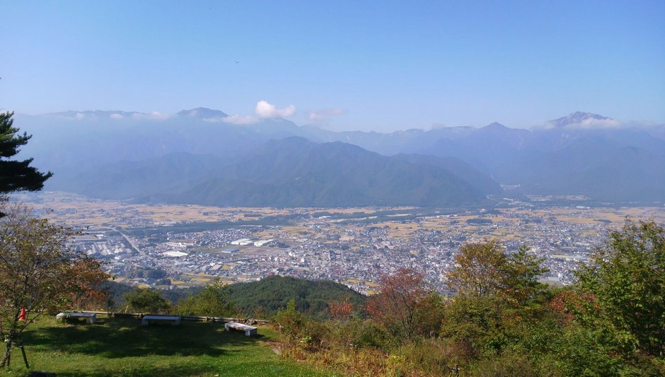 鷹狩山展望公園からの眺望