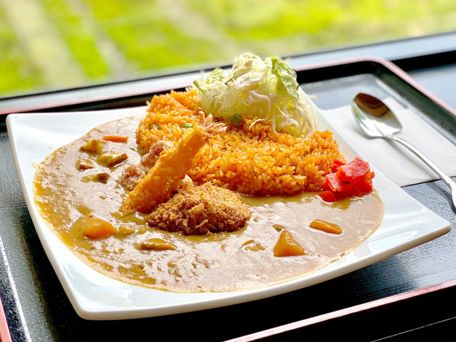 ぽかぽかランド美麻の黒部ダムカレーの写真