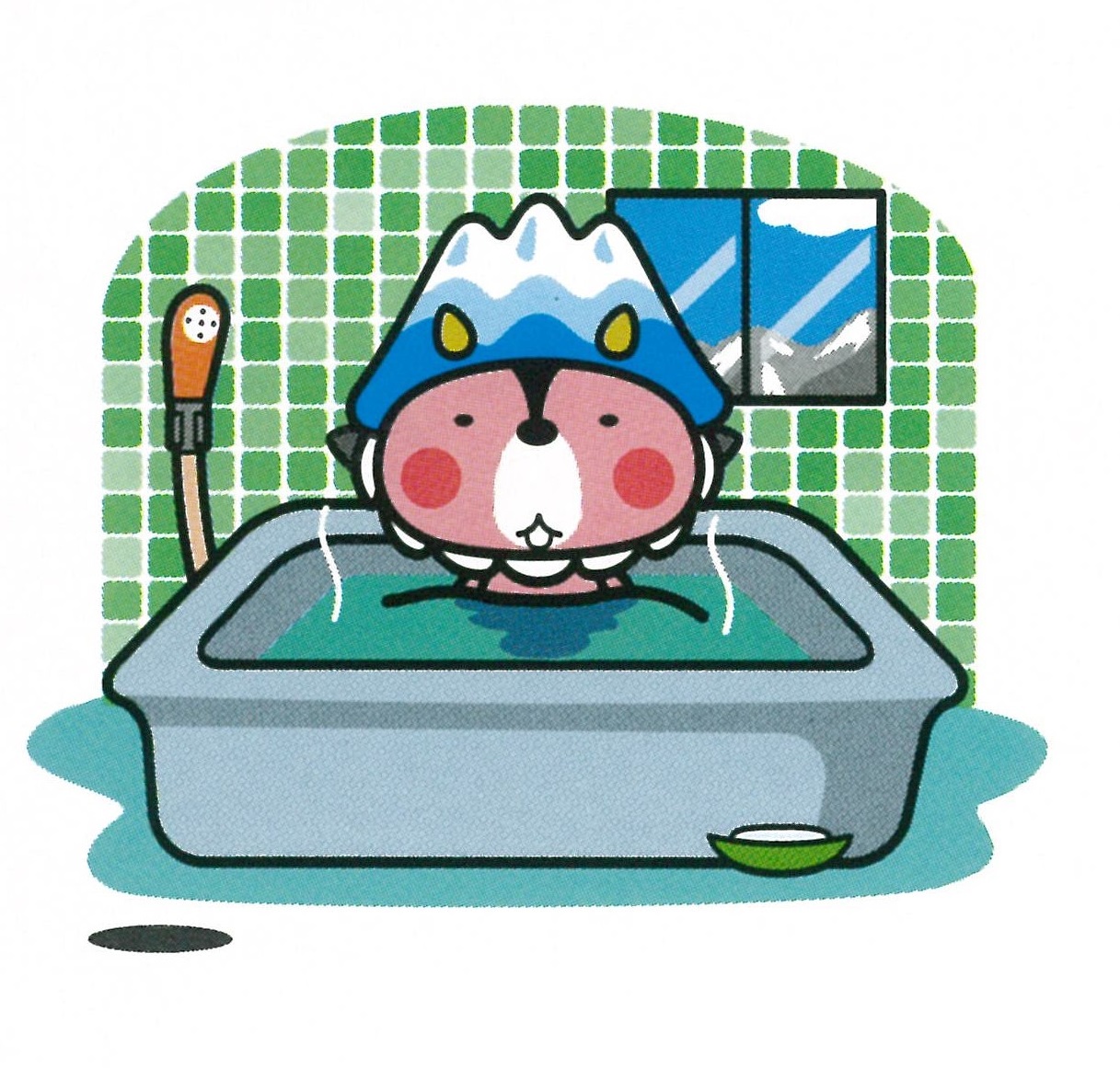 髪の毛を流さない!