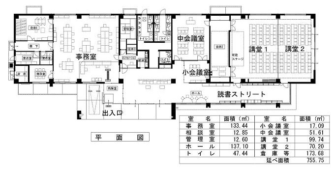 美麻支所フロア図